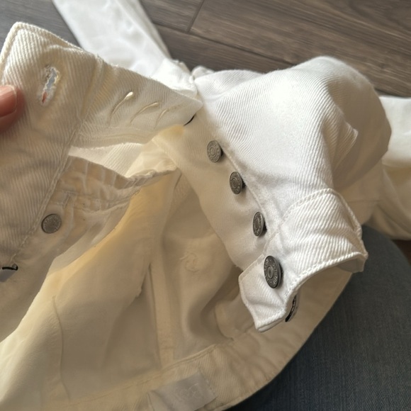 Boyish BY HER white Buttonfly denim jeans size 26 Bailey in Vertigo cut 0295 - Picture 16 of 16